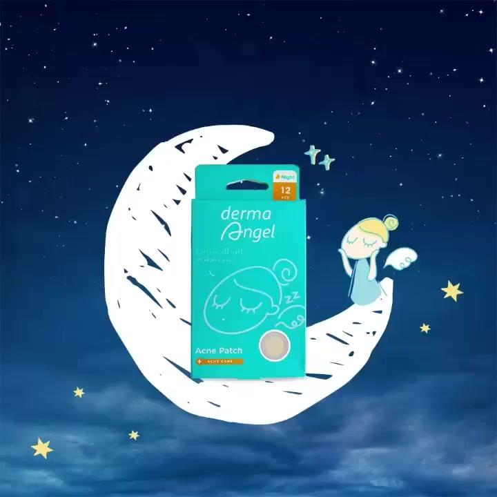 Derma Angel Acne Patch Night 6’s – Overnight Healing for Pimples While You Sleep