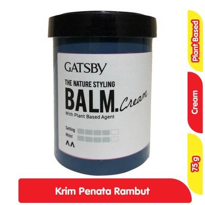 GATSBY Hair Styling Cream Balm 75g – Natural Finish, Flexible Hold