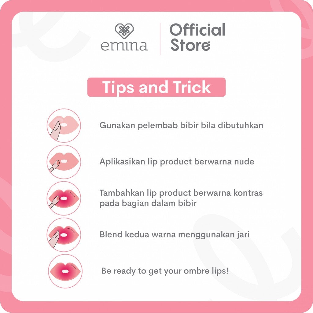 Emina Poppin’ Matte 4.5 g - Lip Cream Matte Ringan, Long-lasting, Tidak Lengket
