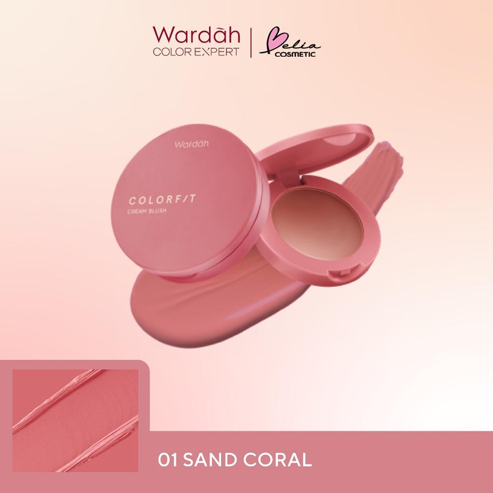 WARDAH Colorfit Cream Blush 3g – Soft, Buildable Color for Natural Glow