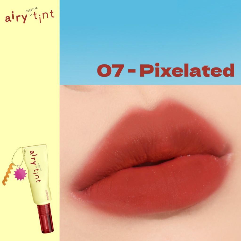 Emina Airy Surprise Airy Tint 3g + Keychain | Lightweight Waterproof Long Lasting Lip Stain