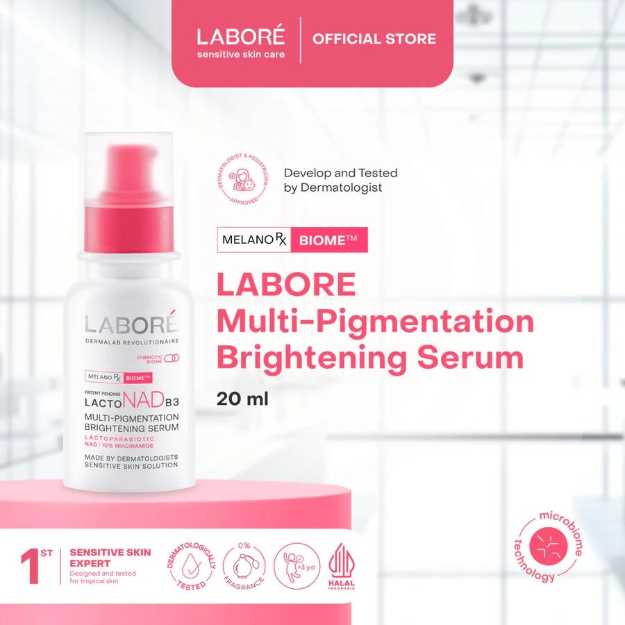 NEW! LABORE Multi-Pigmentation Brightening Serum - Brightening Serum for the Face to Treat Dark Spots and Acne Scars
