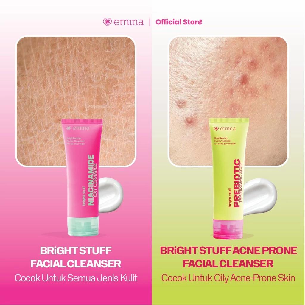 Emina Prebiotic Tranexamic Acid Brightening Face Wash for Acne-Prone Skin - Facial Soap for acne-prone and sensitive skin