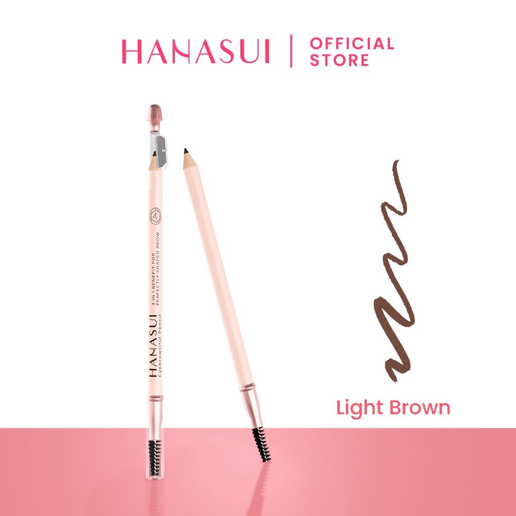 HANASUI Eye Makeup Series - Mascara, 2-in-1 Eyebrow Pencil, Eyeliner & Eyemazing Tools with Eyebrowful Pencil 3-in-1 and Eyedorable Mascara