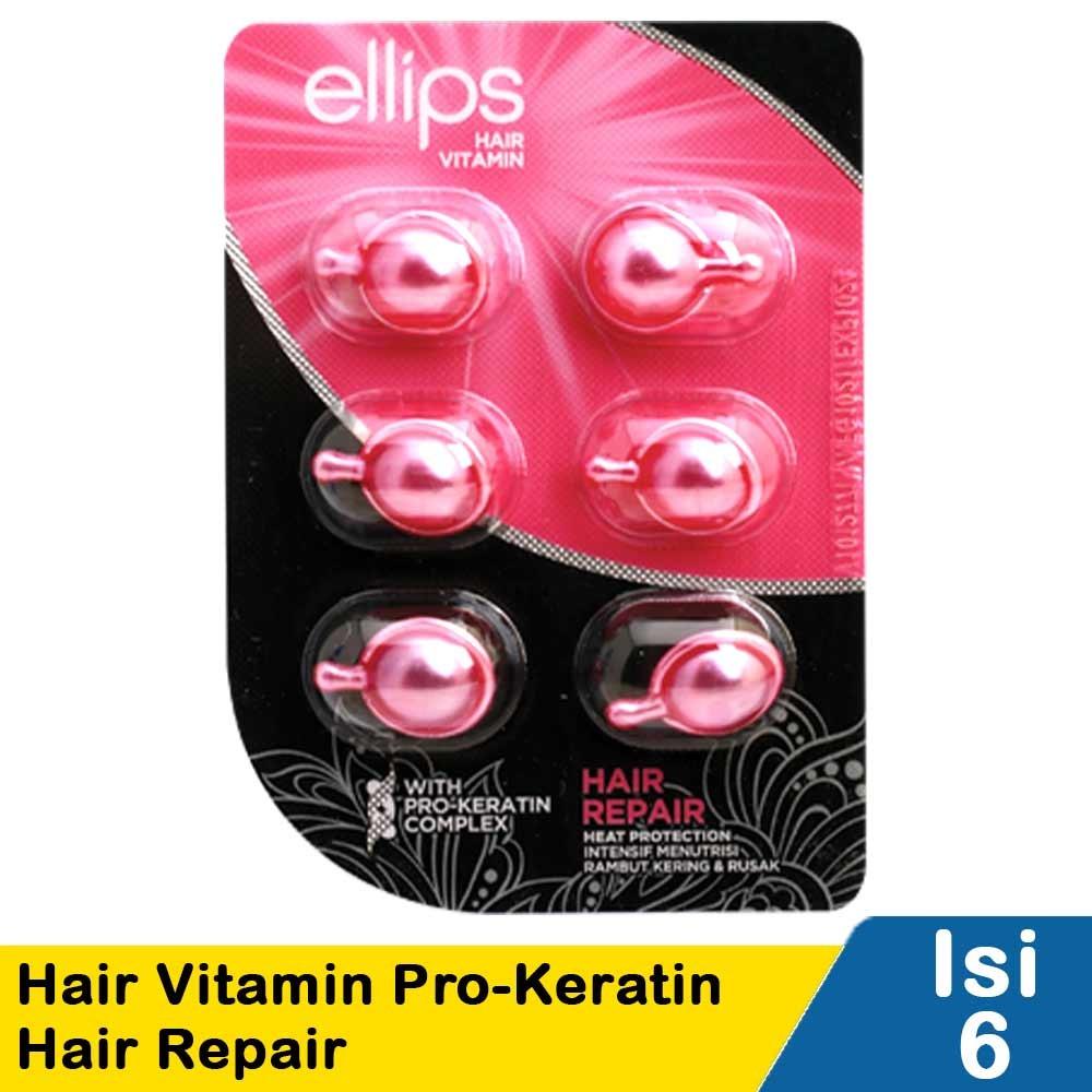 Ellips Pro-Keratin Hair Vitamin Silky Black 6x1ml – Deep Nourishment for Dark, Shiny & Smooth Hair