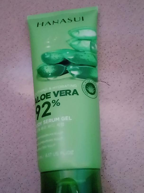 HANASUI Body Serum Gel 200 ml | Aloe Vera 92% for Smooth, Hydrated Skin