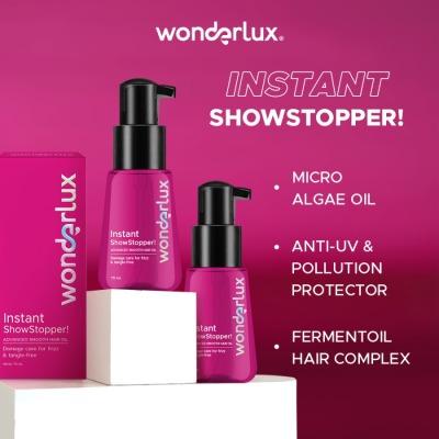 Wonderlux Instant Showstopper Hair Vitamin Oil – 75ml Lightweight Shine & Repair Serum