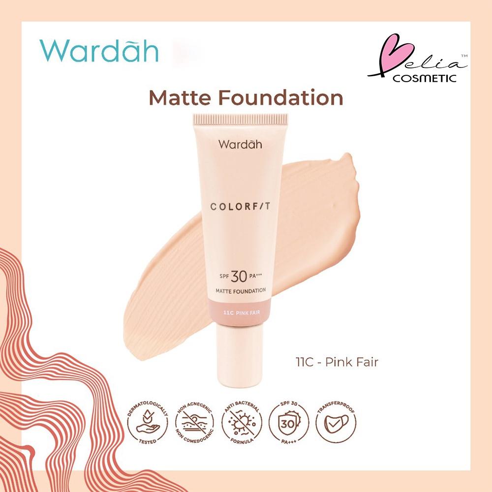 WARDAH Colorfit Makeup Set – Matte Foundation & Glow Cushion (Full/Refill)