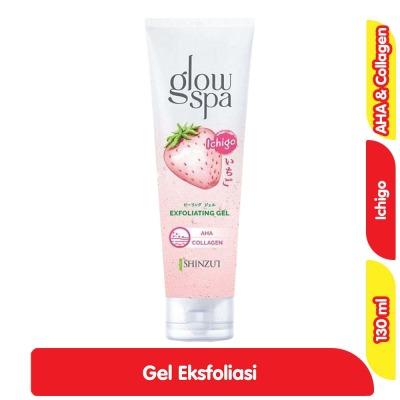 Shinzu’i Glow Spa Exfoliating Gel – Ichigo 130ml | Gentle Peeling Gel with Strawberry Extract | Smooth, Radiant, and Glowing Skin Care