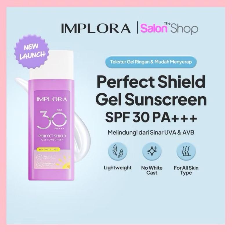 Implora SPF 30+ Gel Sunscreen for All-Day UV Shield & Smooth Glow Finish