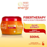 Makarizo Hair Energy Fibertherapy Hair & Scalp Creambath Olive 500 mL