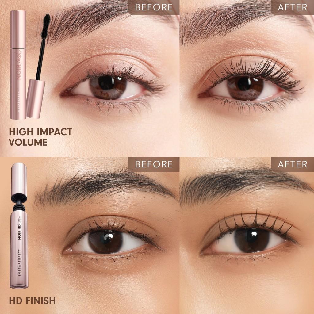 Instaperfect Noir HD Lash Tubing Mascara 6g- Mascara Peel off Bulu Mata High Definition dengan Hasil Lentik Natural