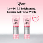 Lumixpert Low pH 5.5 Brightening Essence Gel Facial Wash Cleanser Instant Glow,Pencuci Wajah Brightening Pembersih Pori