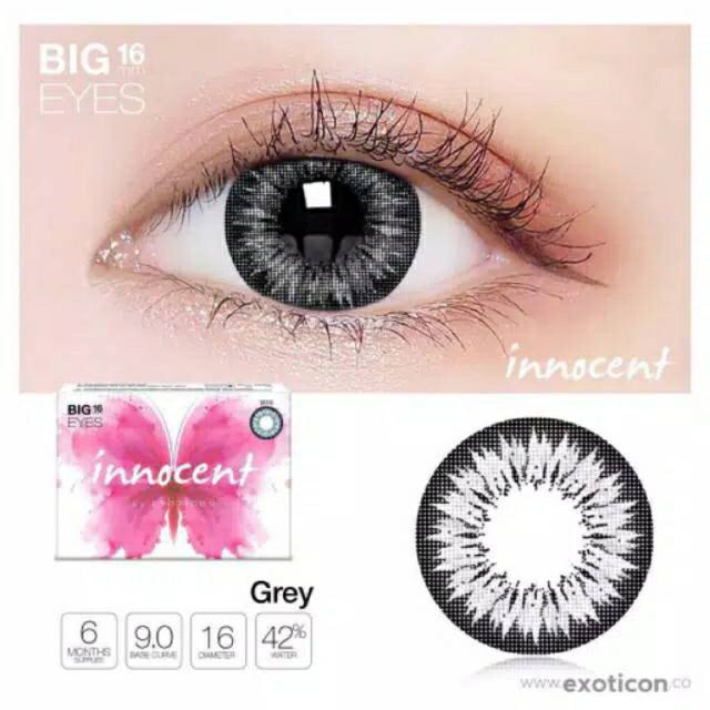 SOFTLENS INNOCENT 16 MM BY EXOTICON FREE LENSCASE / SOFLEN / SOFLENS / SOFTLEN / INOSEN / INOCENT / BIG EYES / BOSSEXO / 1