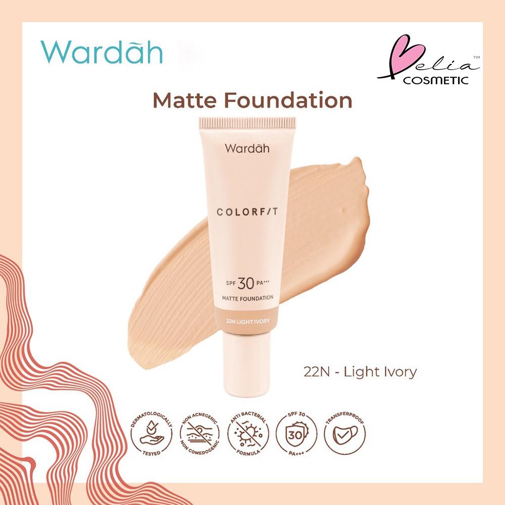 WARDAH Colorfit Makeup Set – Matte Foundation & Glow Cushion (Full/Refill)