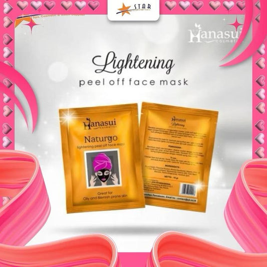 Hanasui Naturgo (1 Sachet) - GlowGold Peel-Off Purity Mask