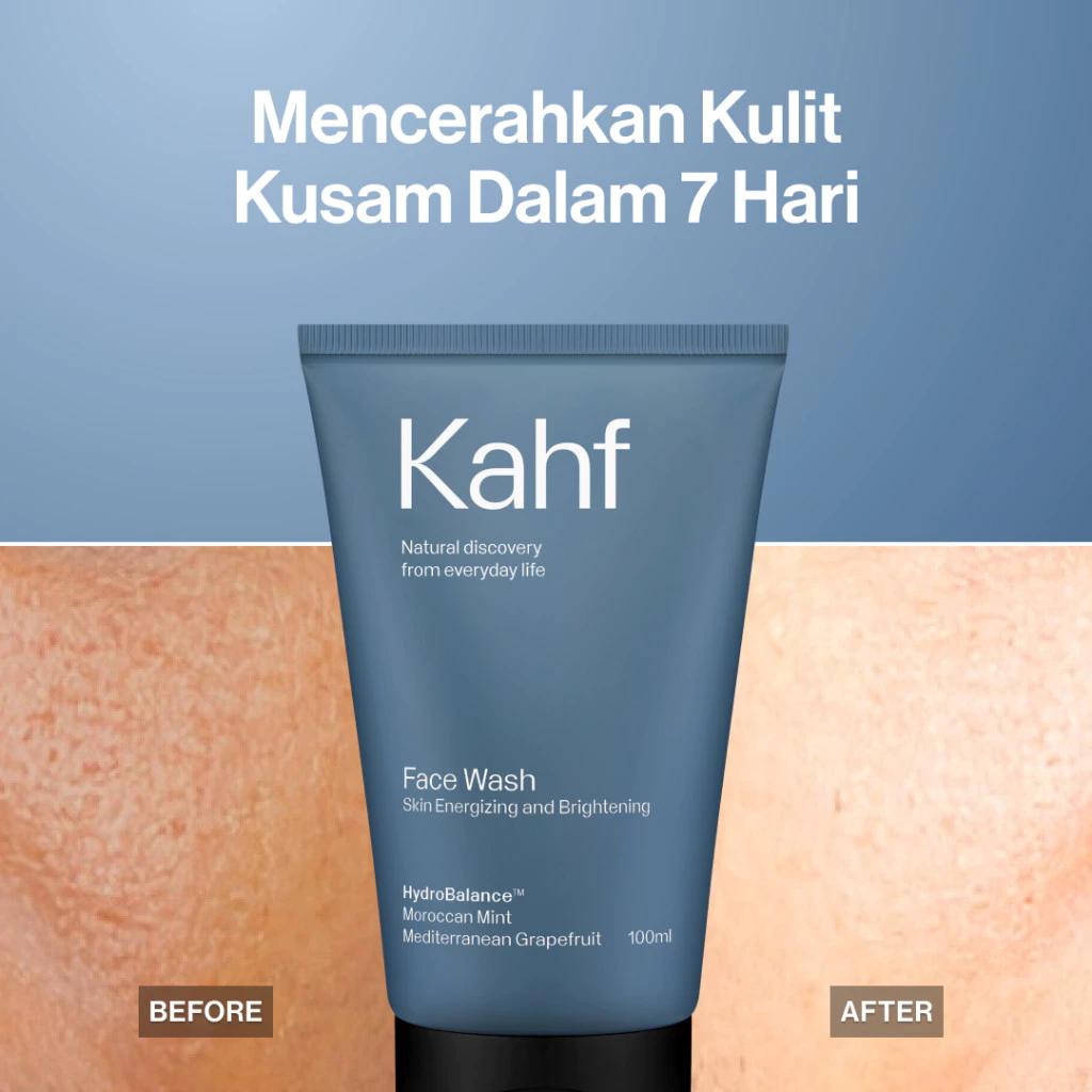 Energize & Brighten: Kahf Men's Face Wash (100ml)