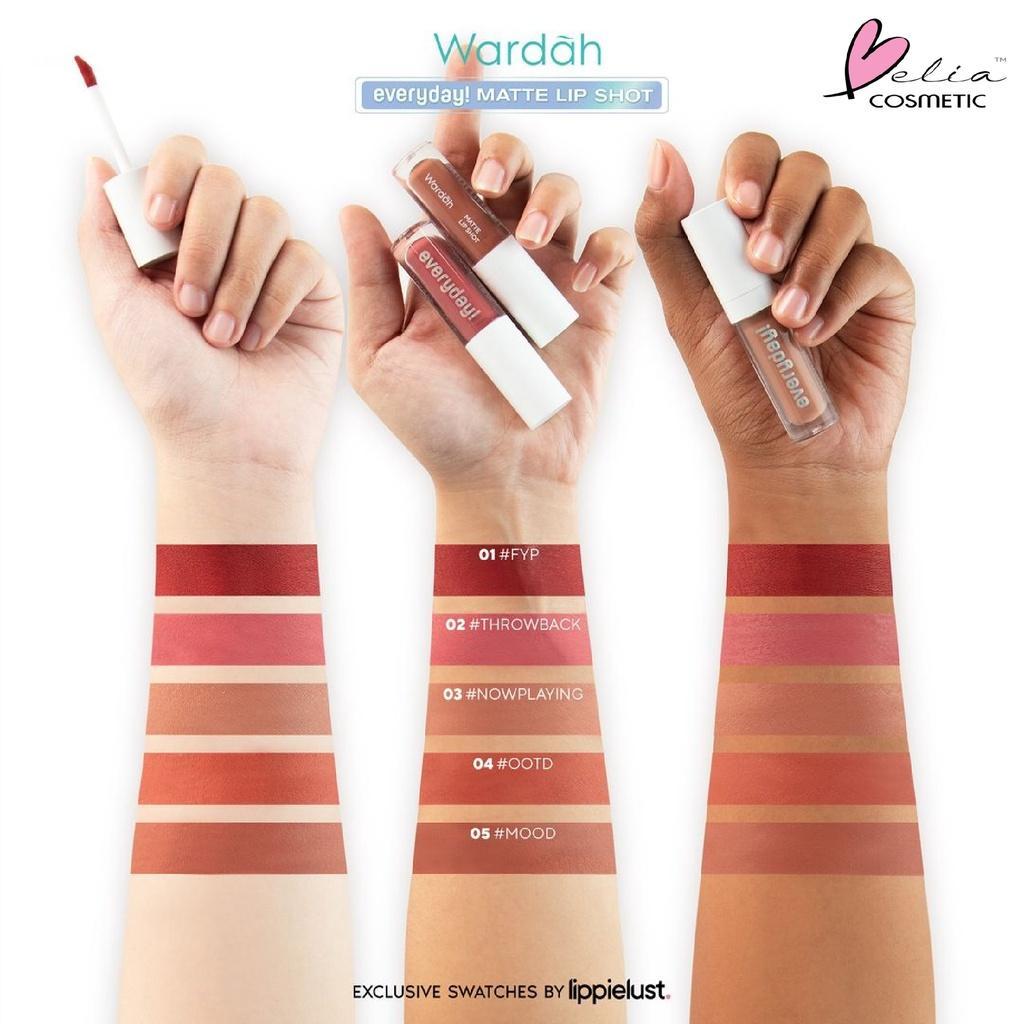 WARDAH Everyday Matte Lip Shot – Lip Cream | Lip Tint | Lip Stain | Quick Set