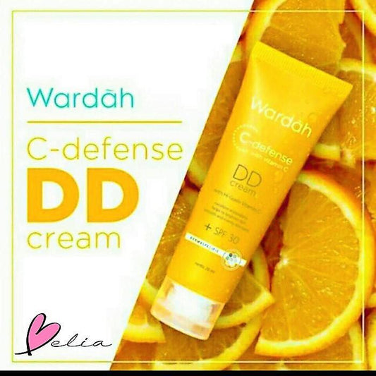 WARDAH C-Defense DD Cream 20ml – Light / Natural Shade | Daily Bright Glow