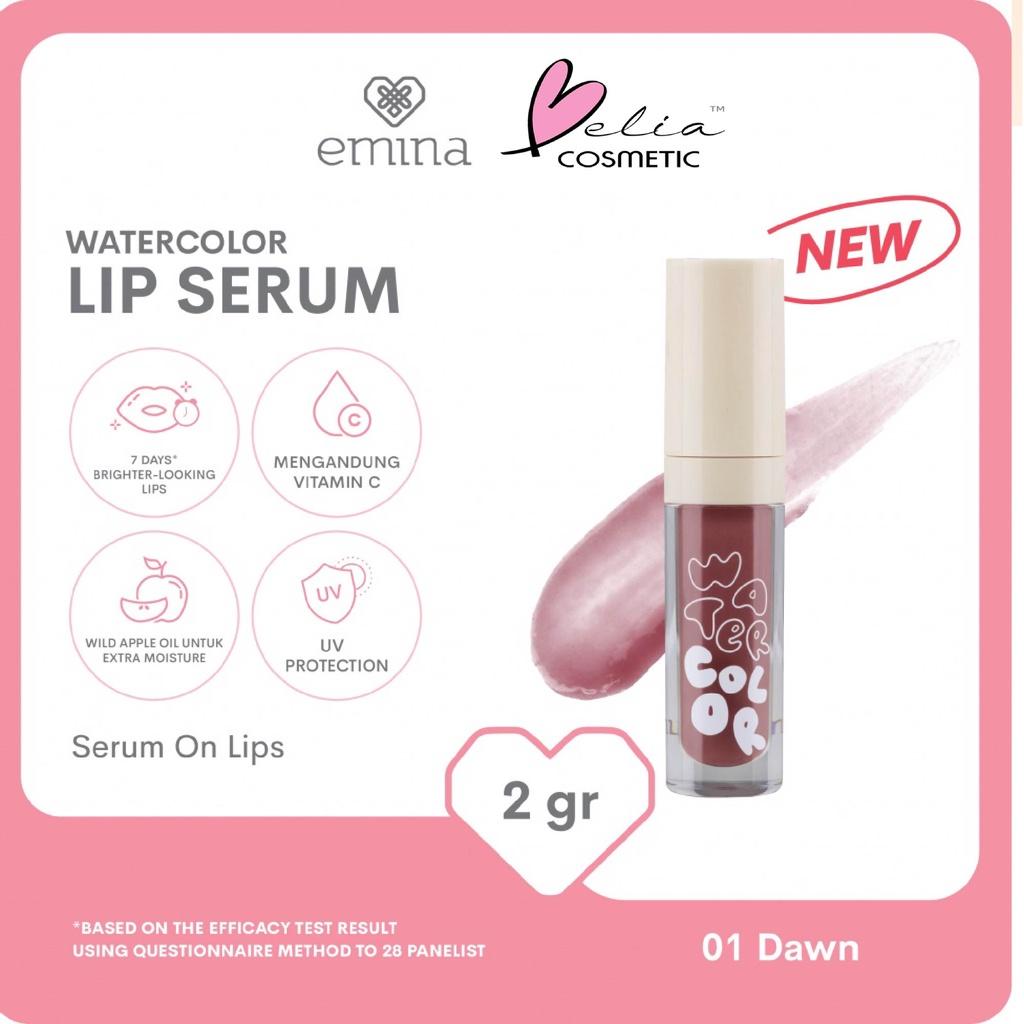 EMINA Lip Mask & Watercolor Lip Serum | Overnight Care & Lip Tint Serum | Serba Ada