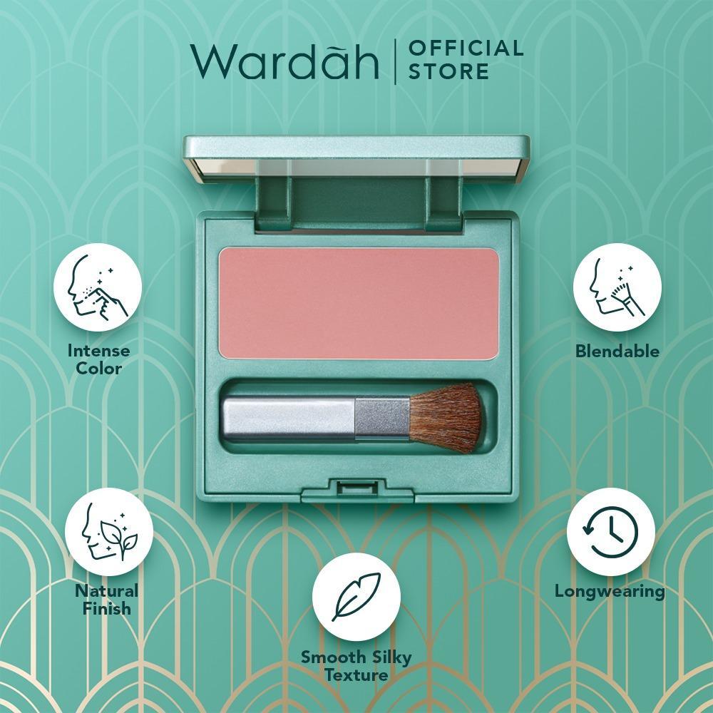 WARDAH Exclusive Blush On Make Up – Long-Lasting Silky Powder Blush with Intense Pigment & Natural Radiant Glow