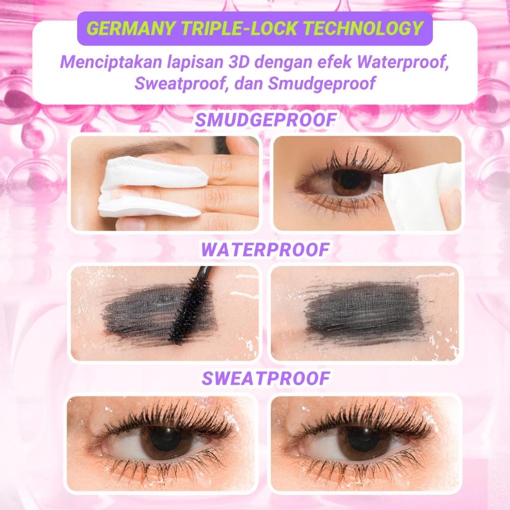 DAZZLE ME Lock & Pop! Duo Mascara Series VoluMAX-ing and LongLASH-ting Mascara