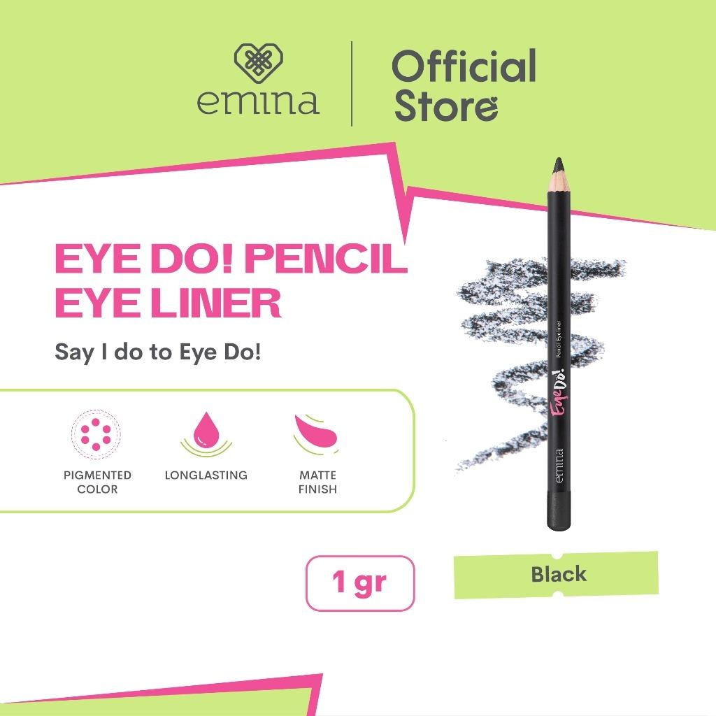 Emina Eye Do! Waterproof Matte Pencil Eyeliner 1g – Long Lasting, Smudgeproof & Easy to Apply