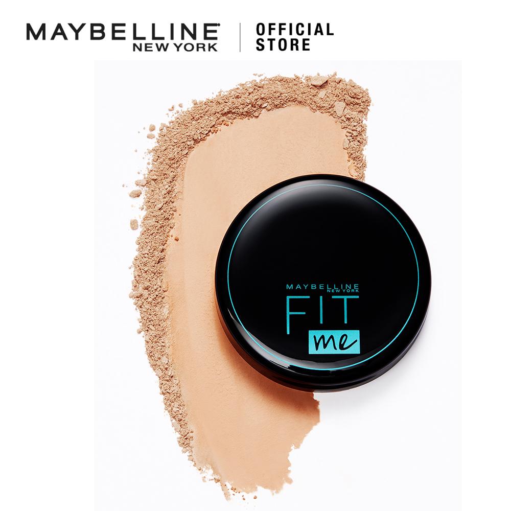 MAYBELLINE The Falsies Lash Lift  + Maybelline Fit Me 12-Hour Oil Control Powder Make Up 128