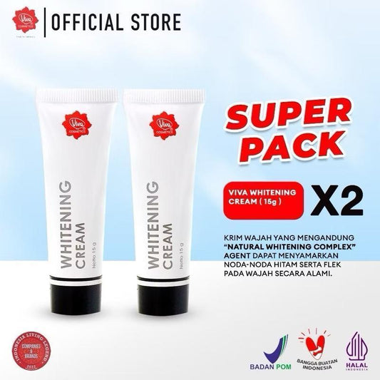 Viva Whitening Cream 15gr x2 | Super Value! - GlowBoost Duo Pack