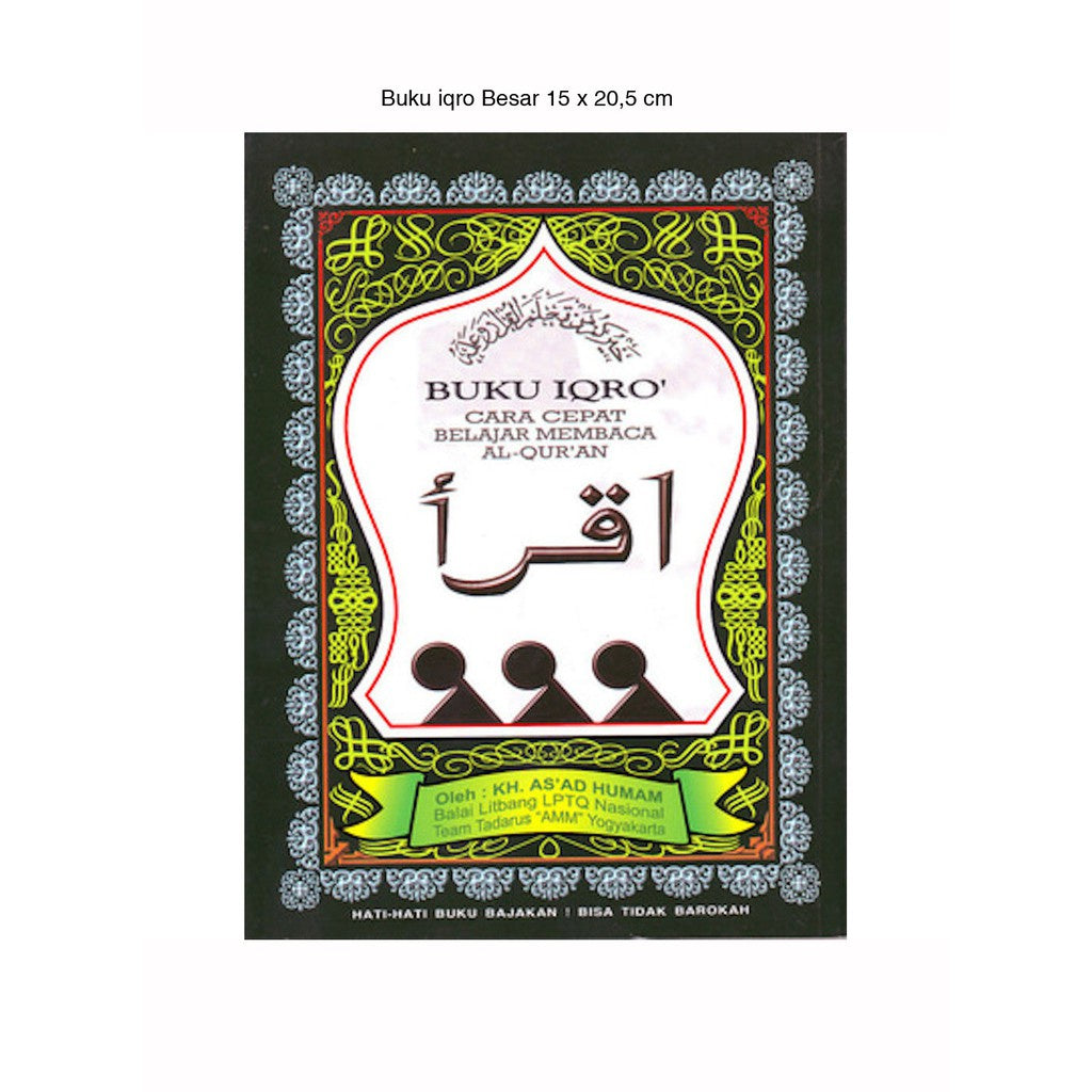 BUKU IQRO CARA CEPAT MEMBACA AL-QUR'AN ALQURAN