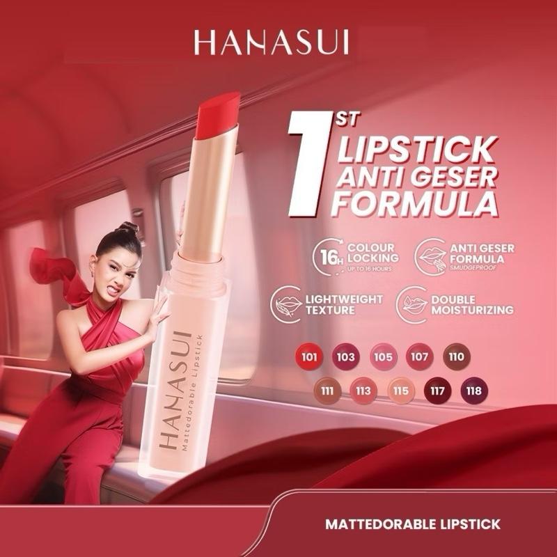 Hanasui Mattedorable Stay-On Lip Velvet (10 Shades)