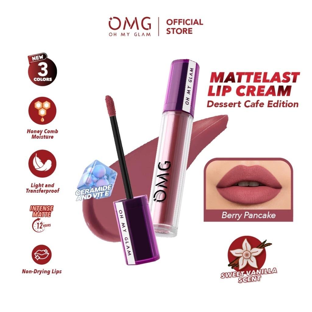 FANCY X JULOI BEAUTY OMG Oh My Glam Mattelast Lip Cream 2.9g | Lip Cream Matte Dengan Warna Intense, Tahan Lama & Ringan