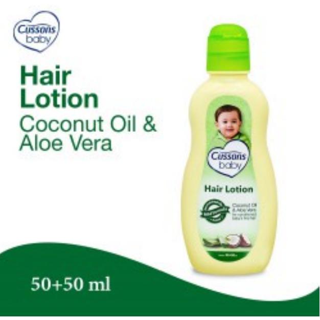 Cussons Hair Lotion 50+50 ml EXTRA 100% Mild Formula Losion Rambut Bayi
