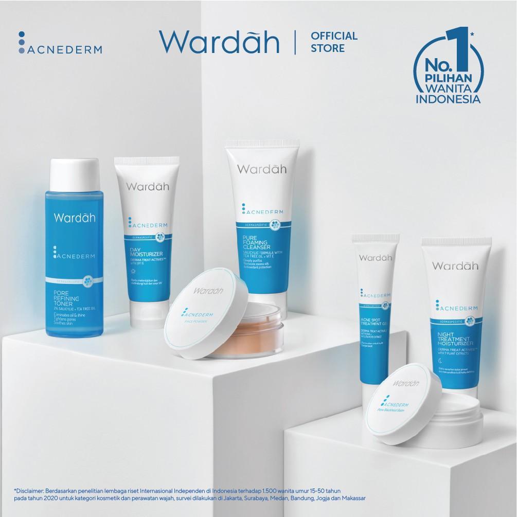WARDAH – Acnederm Face Powder 20g | Lightweight Matte Loose Powder for Acne-Prone Skin