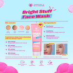 Emina Niacinamide Mencerahkan Oxy Ceramide Brightening Face Wash 50 / 100 ml NEW! - Sabun Muka Cerah Glowing Anti Kusam Bright Stuff