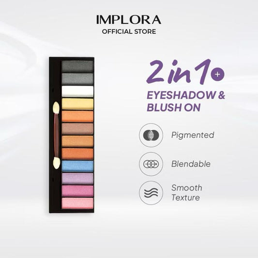 Implora 12-Color Eyeshadow Palette (7669B) - Celestial Glam