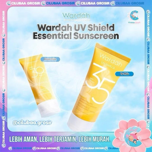 GlowGuard by Wardah – UV Shield Essential Sunscreen Gel SPF 35 PA+++ | 40ml | BPOM Certified