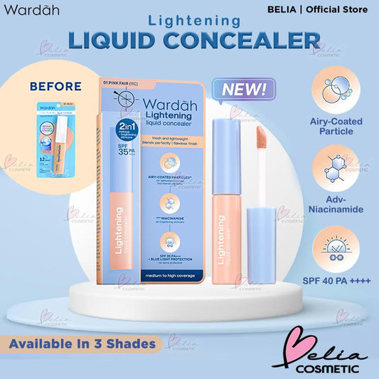 Wardah Lightening Liquid Concealer – Smooth Cover | BPOM & Halal Certified