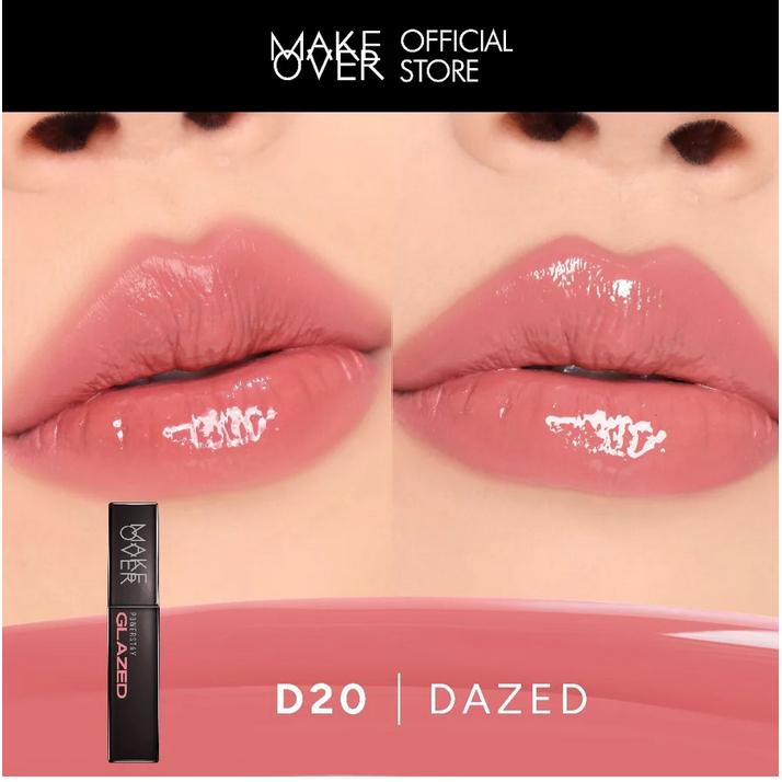 MAKE OVER Powerstay GLAZED LOCK LIP PIGMENT NEW! Lip Gloss yang Transferproof