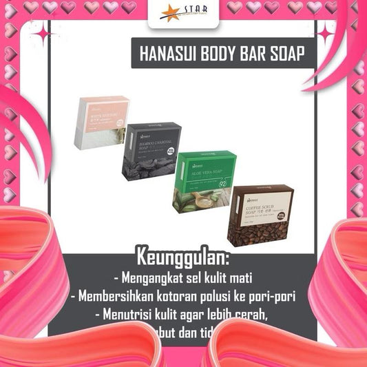 Hanasui GlowBar – Natural Radiance Body Soap (60g)