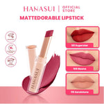Hanasui Mattedorable Lipstick | Anti Geser Formula Smudgeproof Transferproof Long Lasting Matte