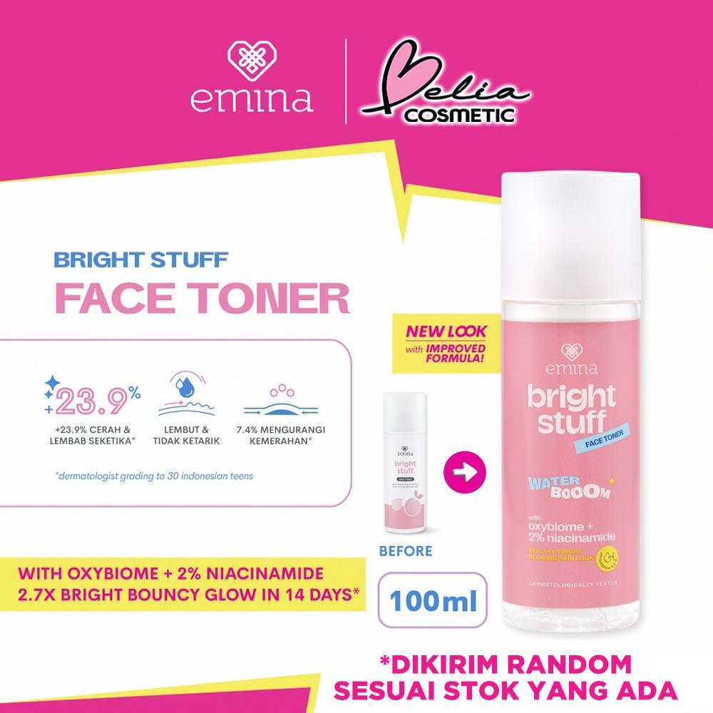 Emina Bright Stuff Skincare Set | Acne-Prone Skin | Face Wash - Toner - Serum - Moisturizer - Tone Up Cream