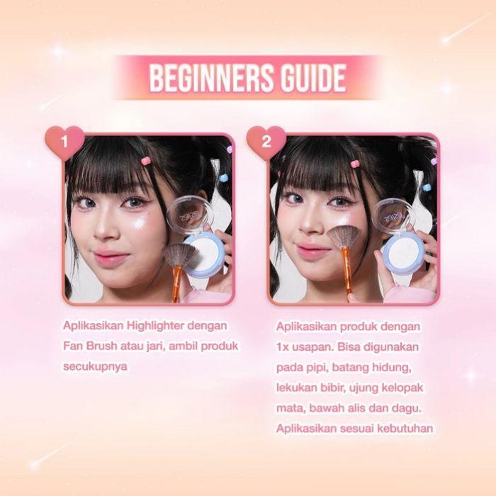 Salsa Galaxy Highlighter – Shimmer Glow Makeup for Face & Cheeks | High Pigmented Korean Douyin Style