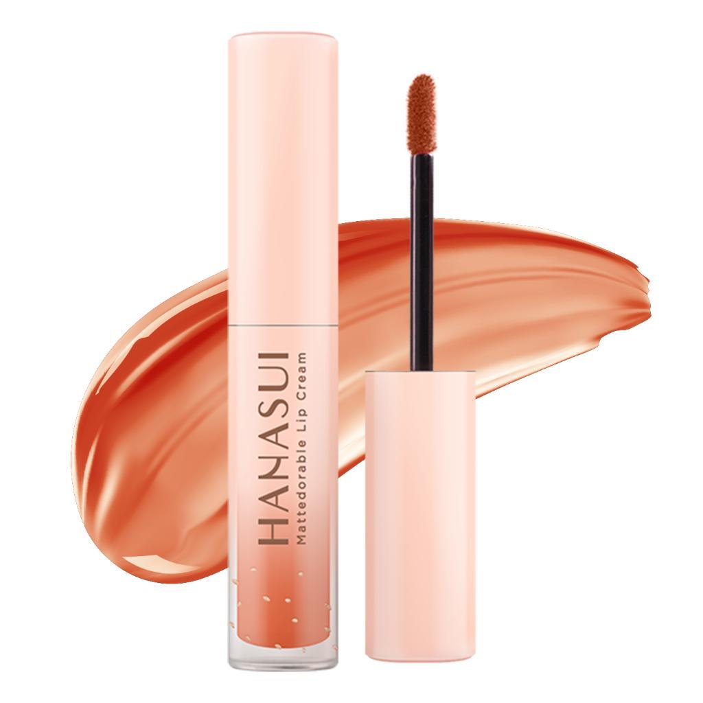 Hanasui Mattedorable Lip Cream Matte - Matcha Latte & Boba Series Halal Certified Lip Gloss
