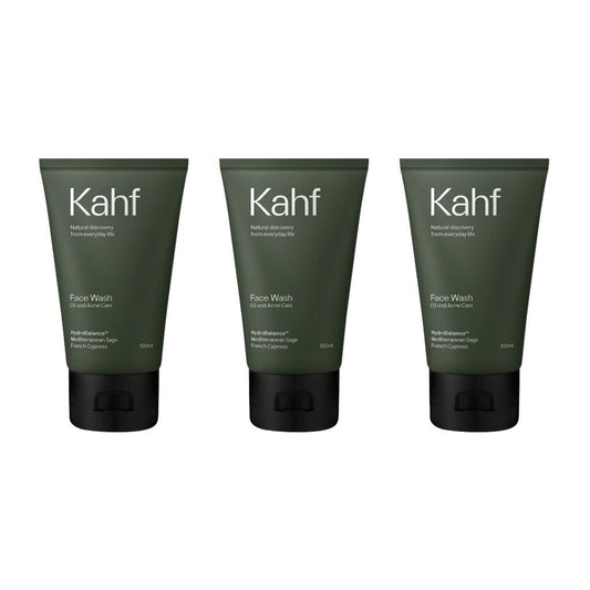 Triple Pack: Kahf Oil and Acne Care Face Wash (3x100ml)