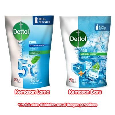 Dettol Antibacterial Body Wash – Cool Refill 370g | Long-Lasting Germ Protection with Icy Menthol Freshness | Clean, Cool & Confident Skin