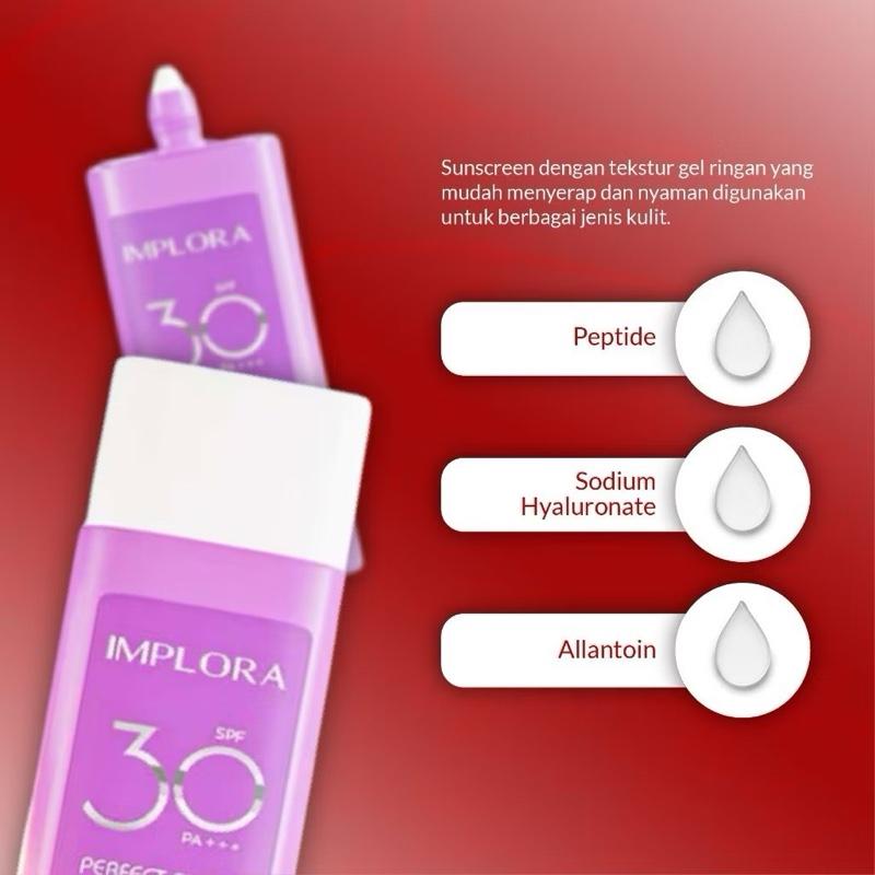 Implora SunGuard Glow – SPF 30 PA+++ Gel Shield (50ml)