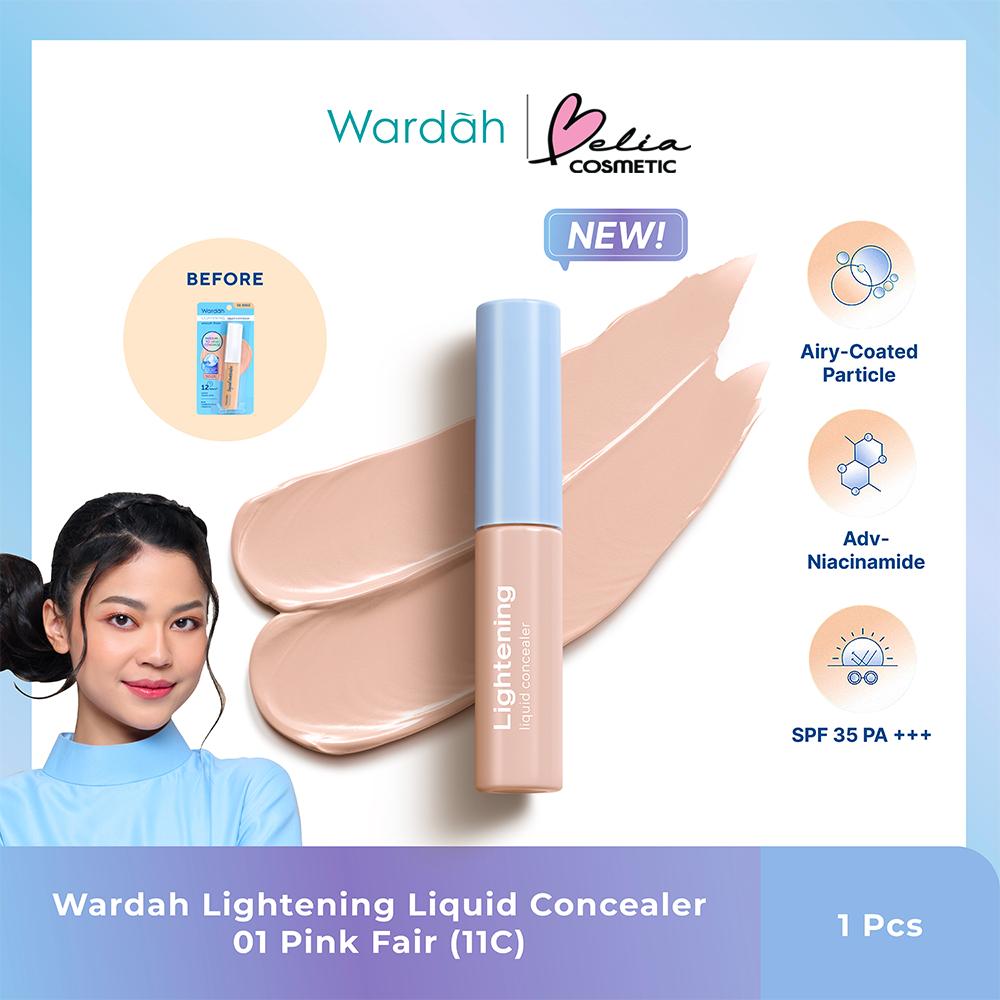 Wardah Lightening Liquid Concealer – Smooth Cover | BPOM & Halal Certified