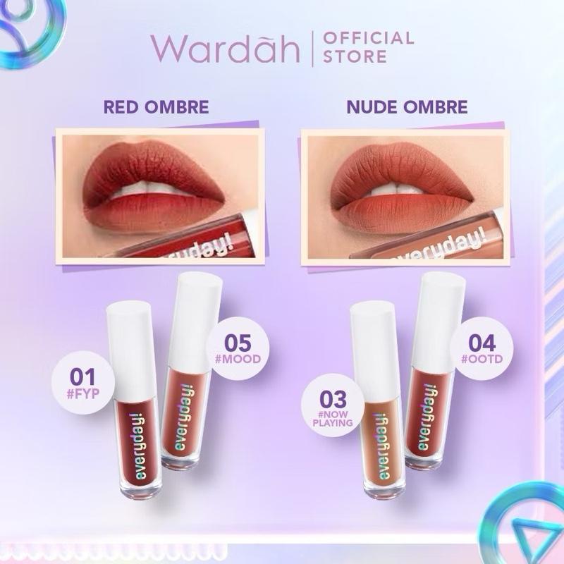 WARDAH Lip Shot Matte Cream – Vitamin C, Longwear Glossy Matte Lipstick Stain