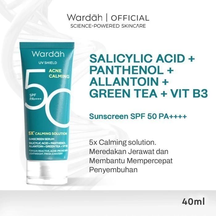 Wardah Sun Screen SERIES - UV Shield Aqua Fresh Essence | Spf 50 PA++++ sunscreen